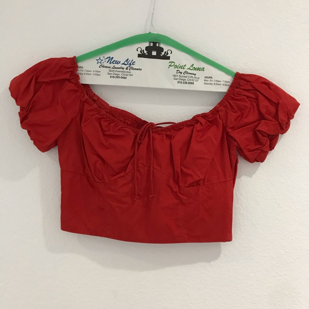 Babydoll off the shoulder top